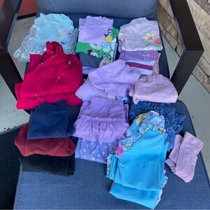 Girls 5T clothing bundle & 2 books - 25 items - EUC